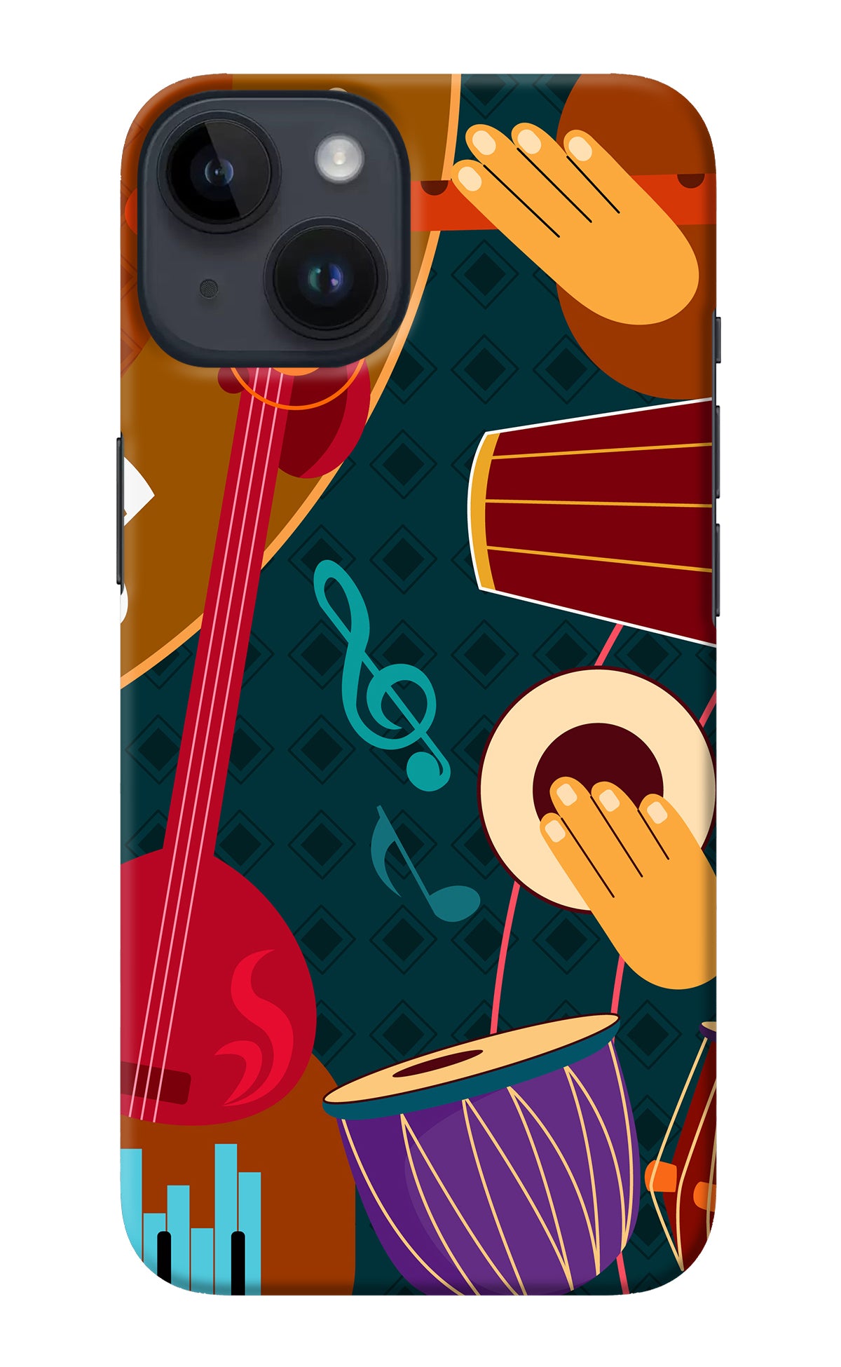 Music Instrument iPhone 14 Back Cover