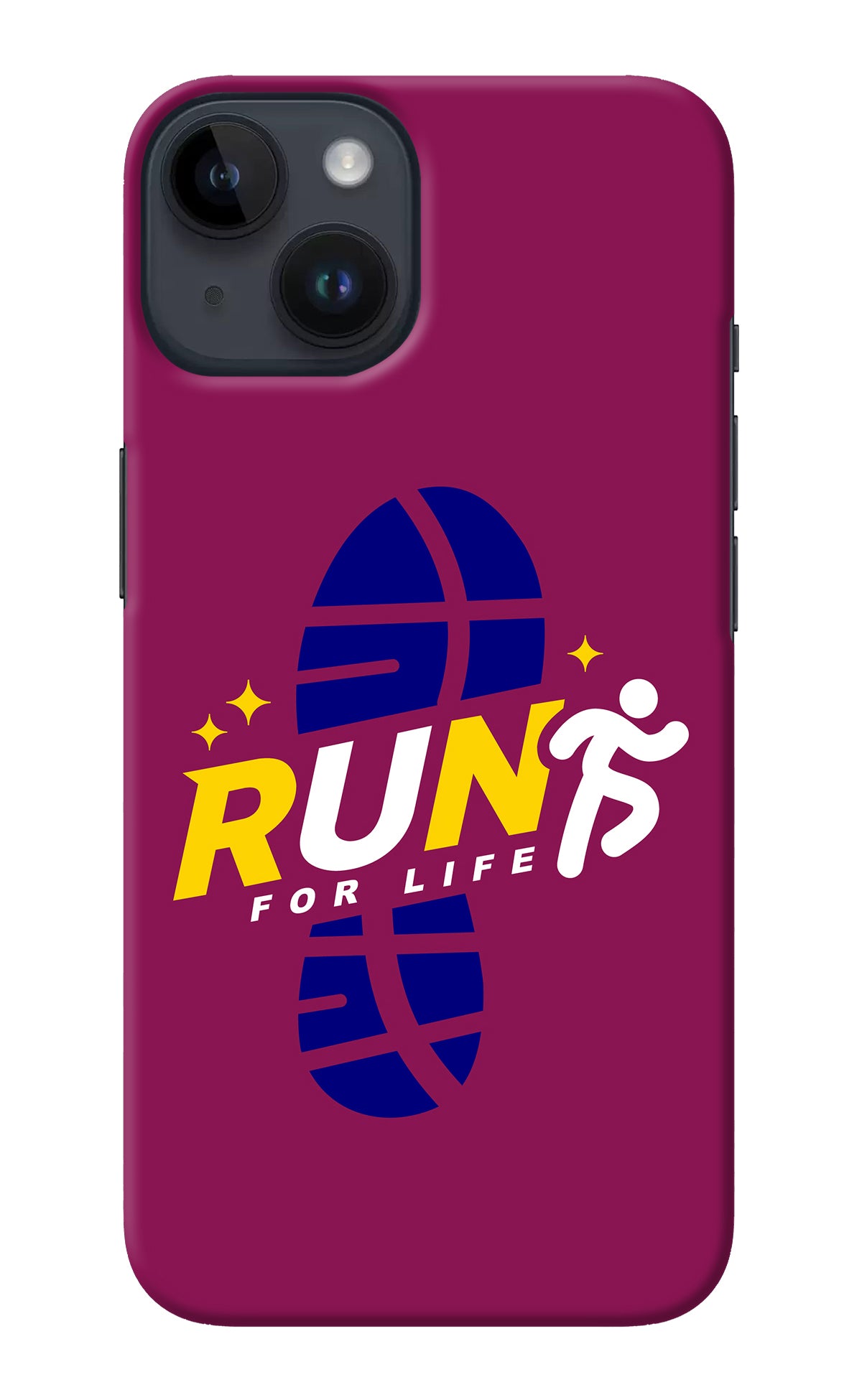 Run for Life iPhone 14 Back Cover