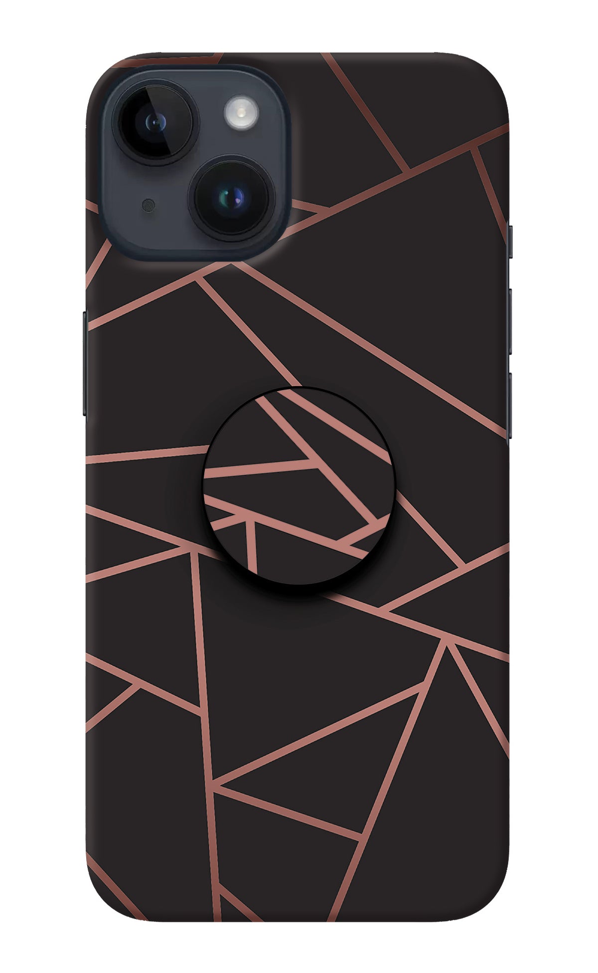 Geometric Pattern iPhone 14 Pop Case