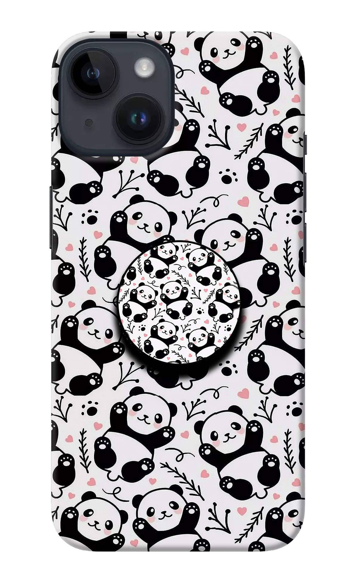 Cute Panda iPhone 14 Pop Case