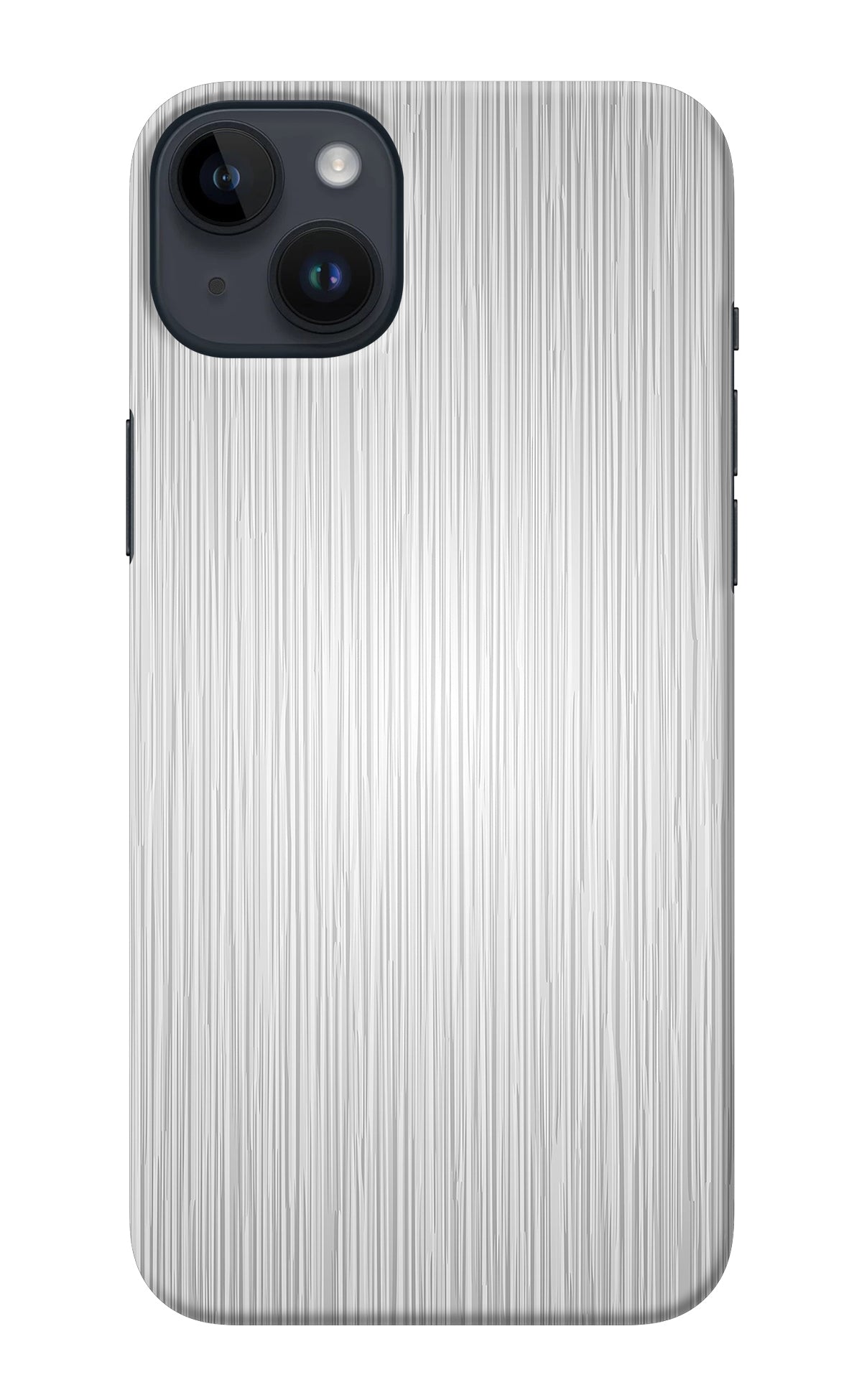 Wooden Grey Texture iPhone 14 Plus Back Cover