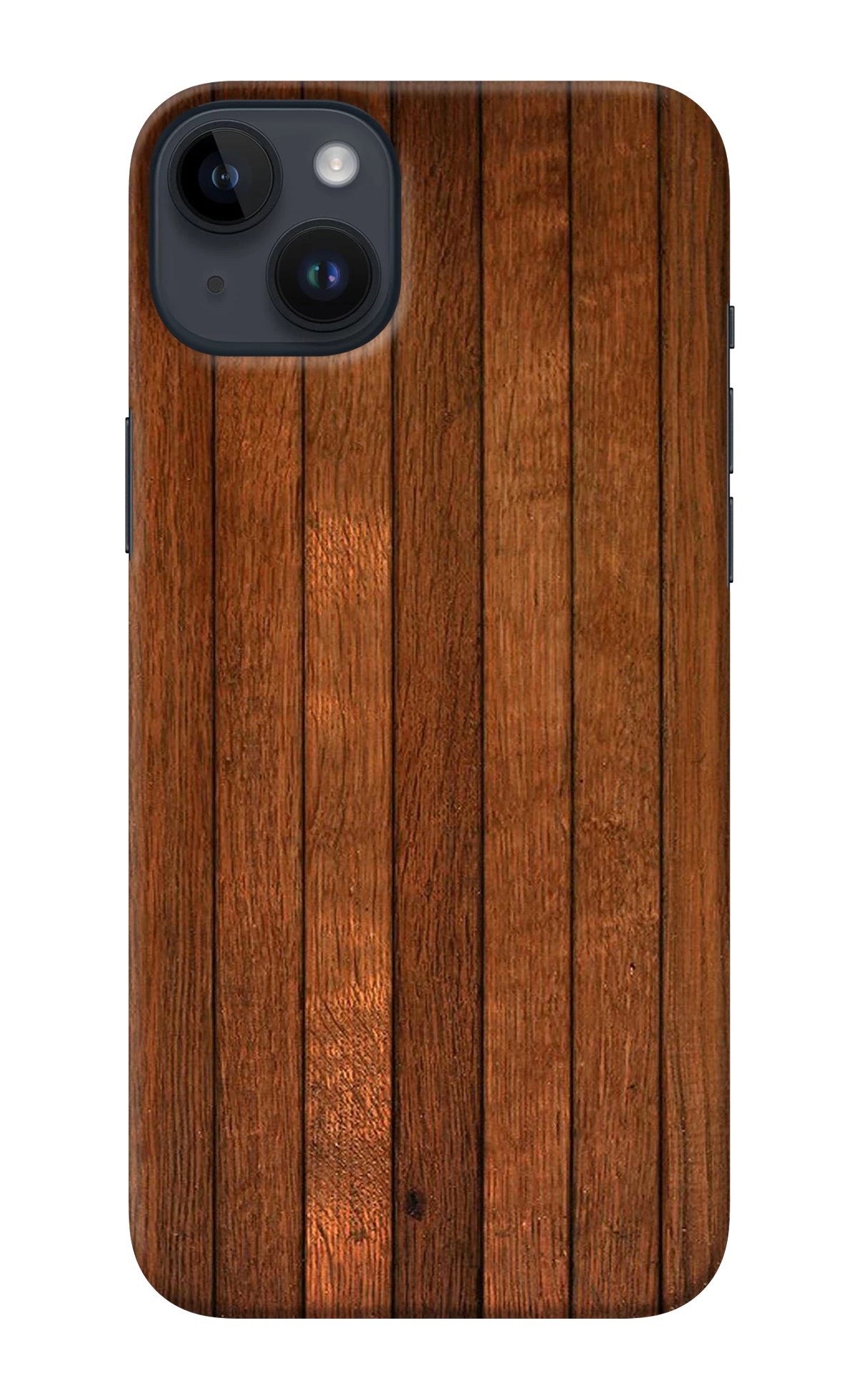 Wooden Artwork Bands iPhone 14 Plus Back Cover