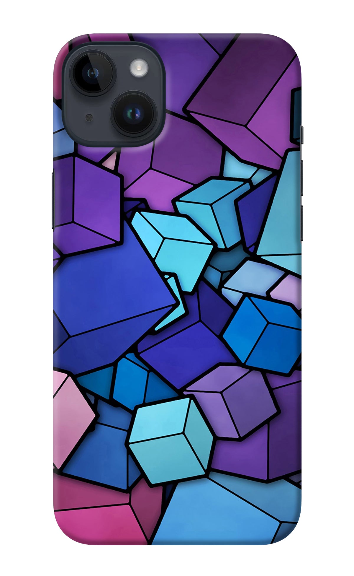 Cubic Abstract iPhone 14 Plus Back Cover