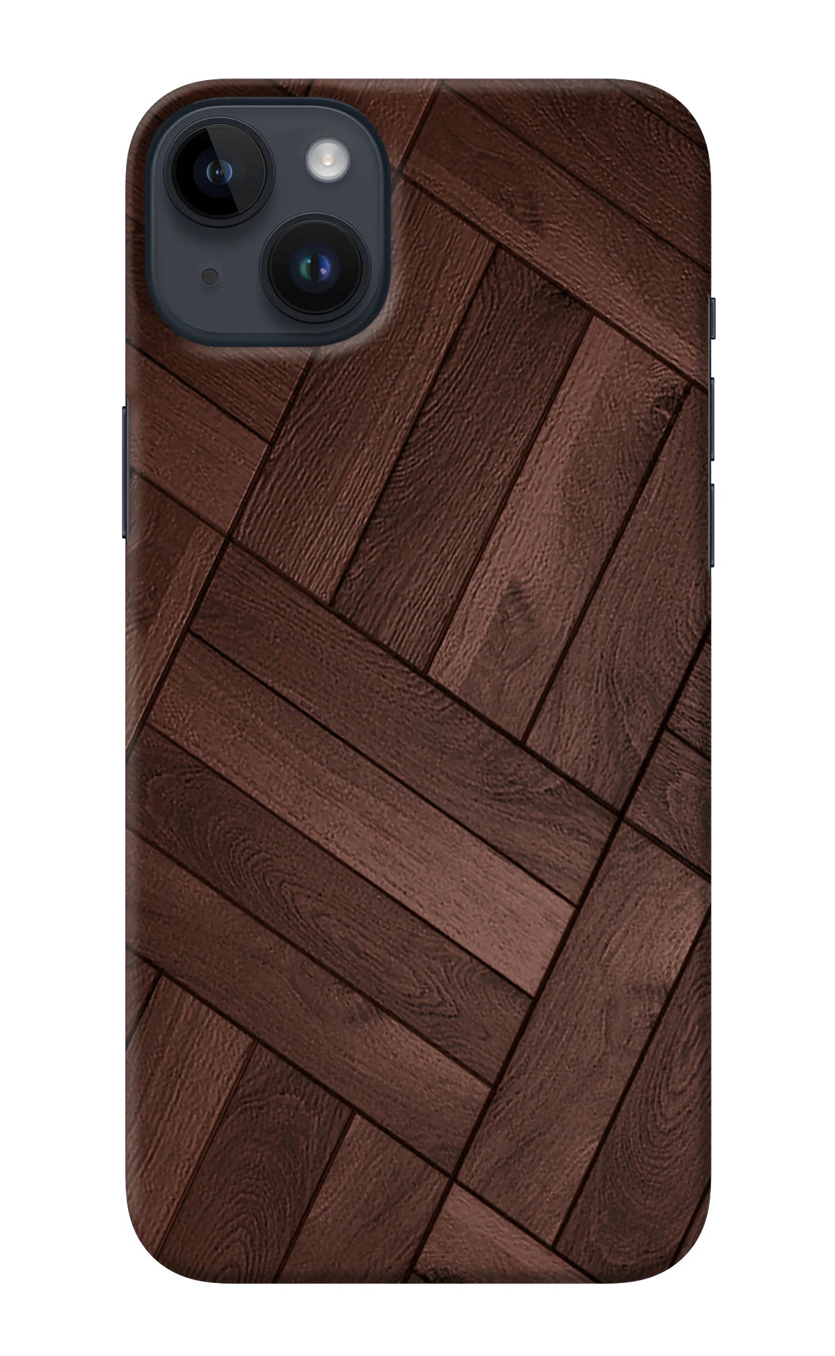 Wooden Texture Design iPhone 14 Plus Back Cover