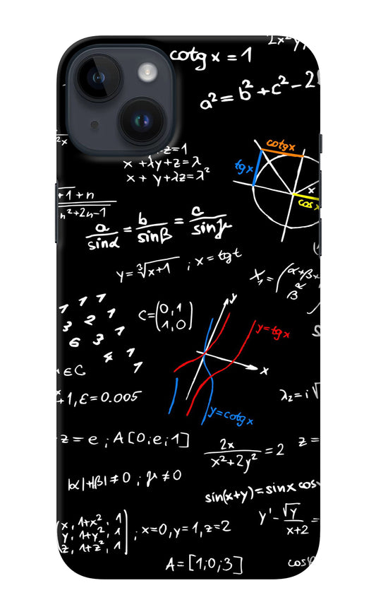 Mathematics Formula iPhone 14 Plus Back Cover