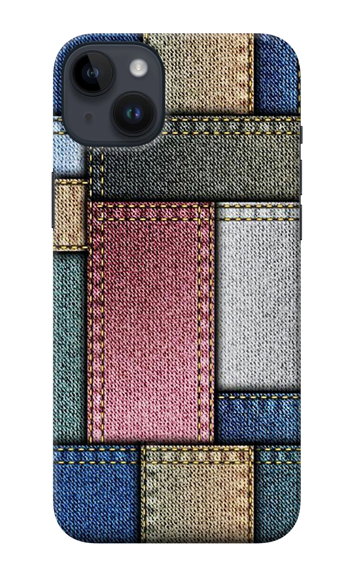 Multicolor Jeans iPhone 14 Plus Back Cover