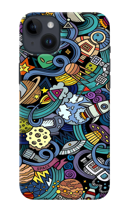 Space Abstract iPhone 14 Plus Back Cover