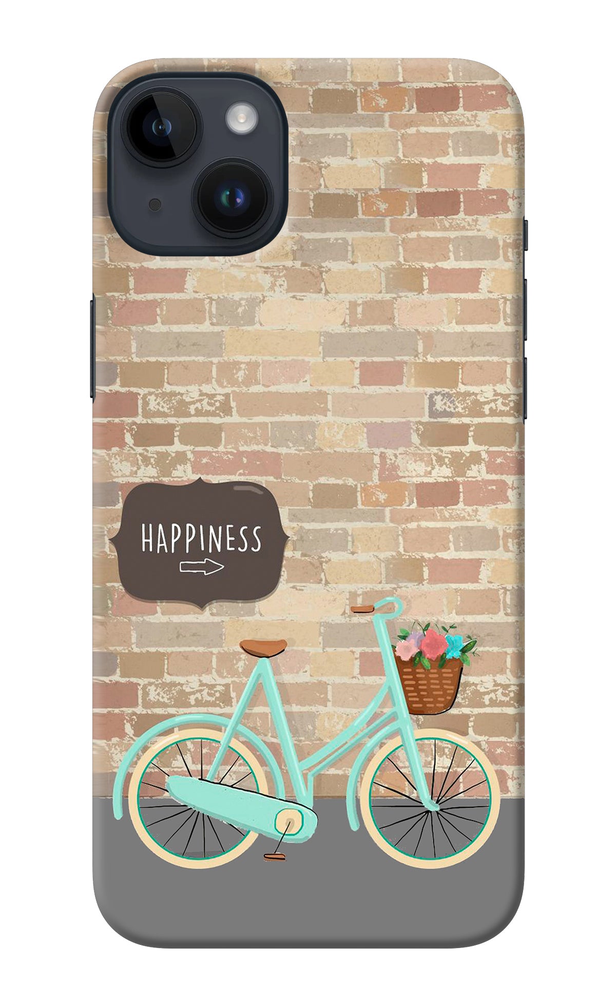 Happiness Artwork iPhone 14 Plus Back Cover