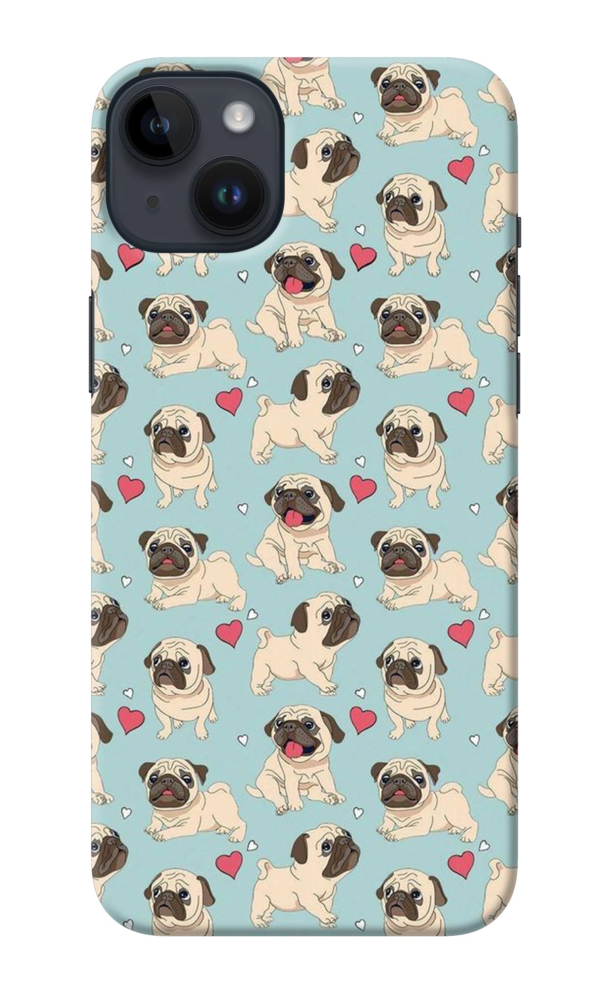 Pug Dog iPhone 14 Plus Back Cover