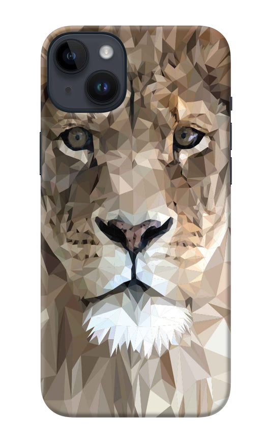 Lion Art iPhone 14 Plus Back Cover