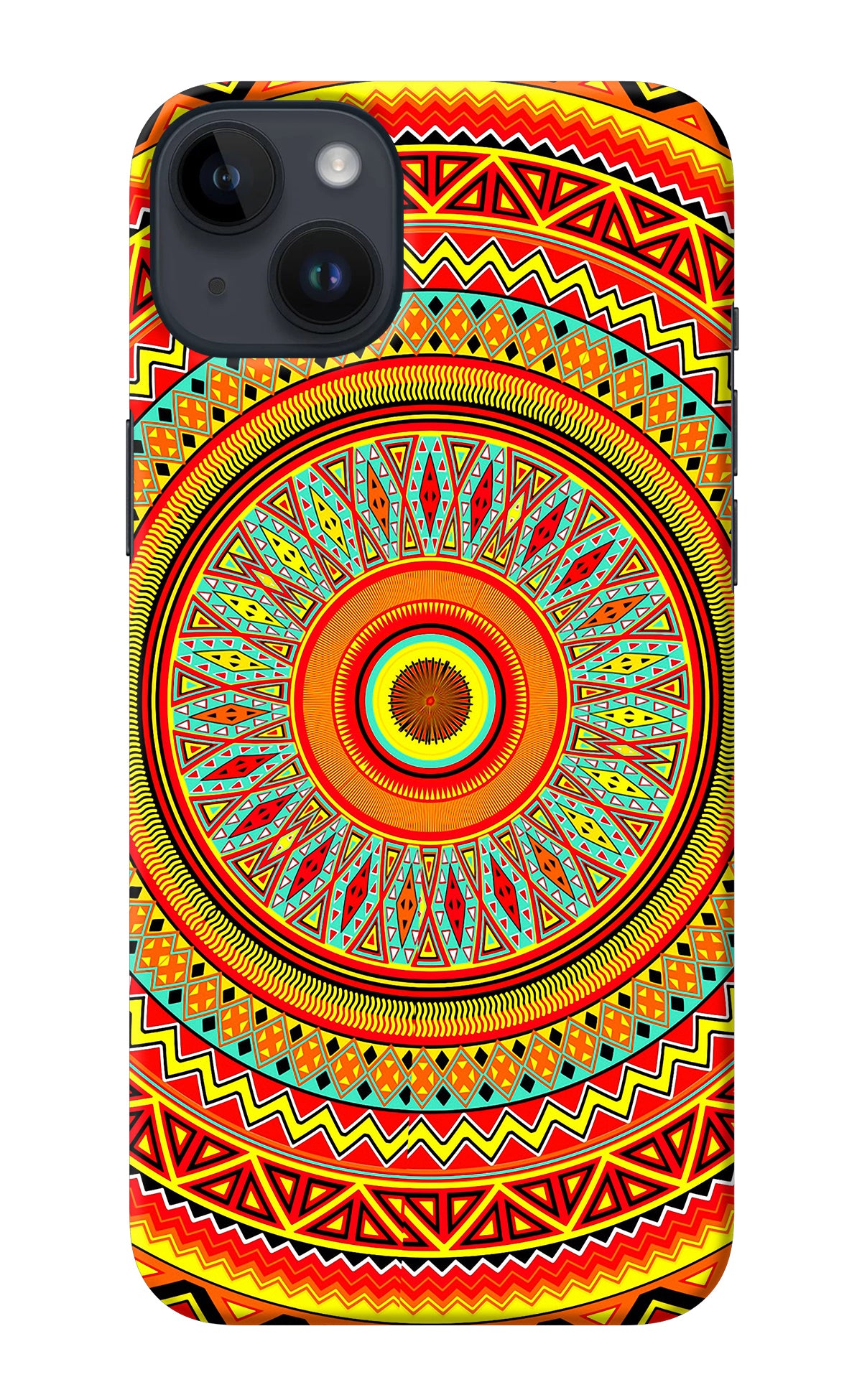 Mandala Pattern iPhone 14 Plus Back Cover