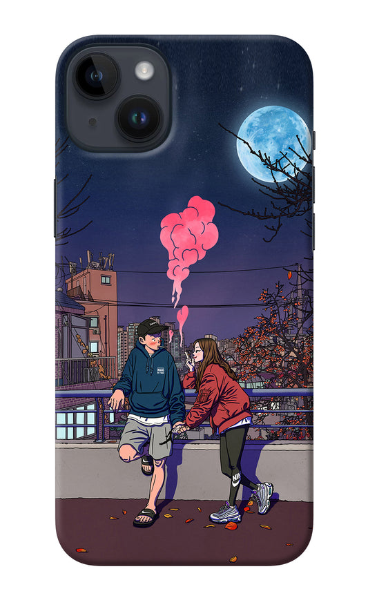 Chilling Couple iPhone 14 Plus Back Cover