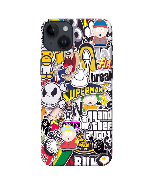 Sticker Bomb iPhone 14 Plus Back Cover