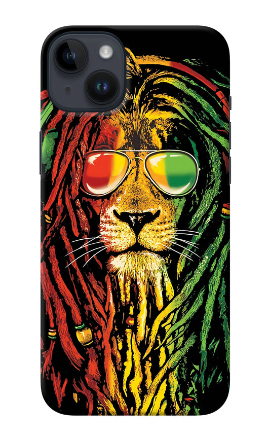 Rasta Lion iPhone 14 Plus Back Cover