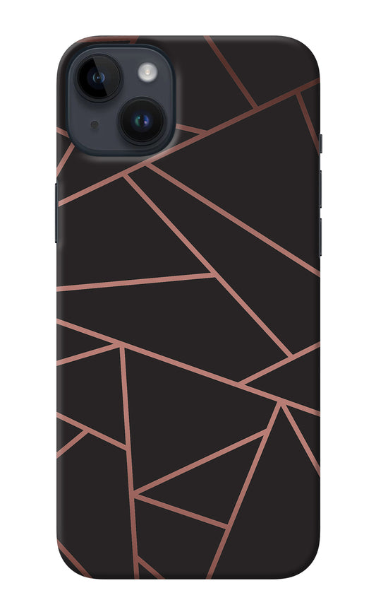 Geometric Pattern iPhone 14 Plus Back Cover