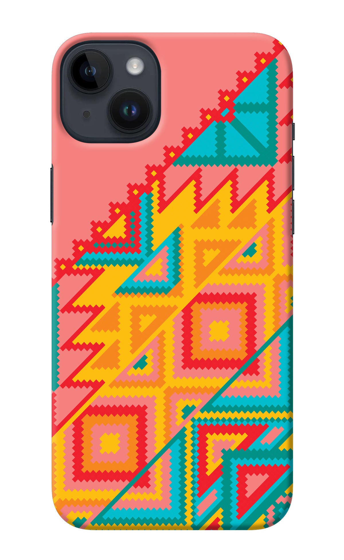 Aztec Tribal iPhone 14 Plus Back Cover