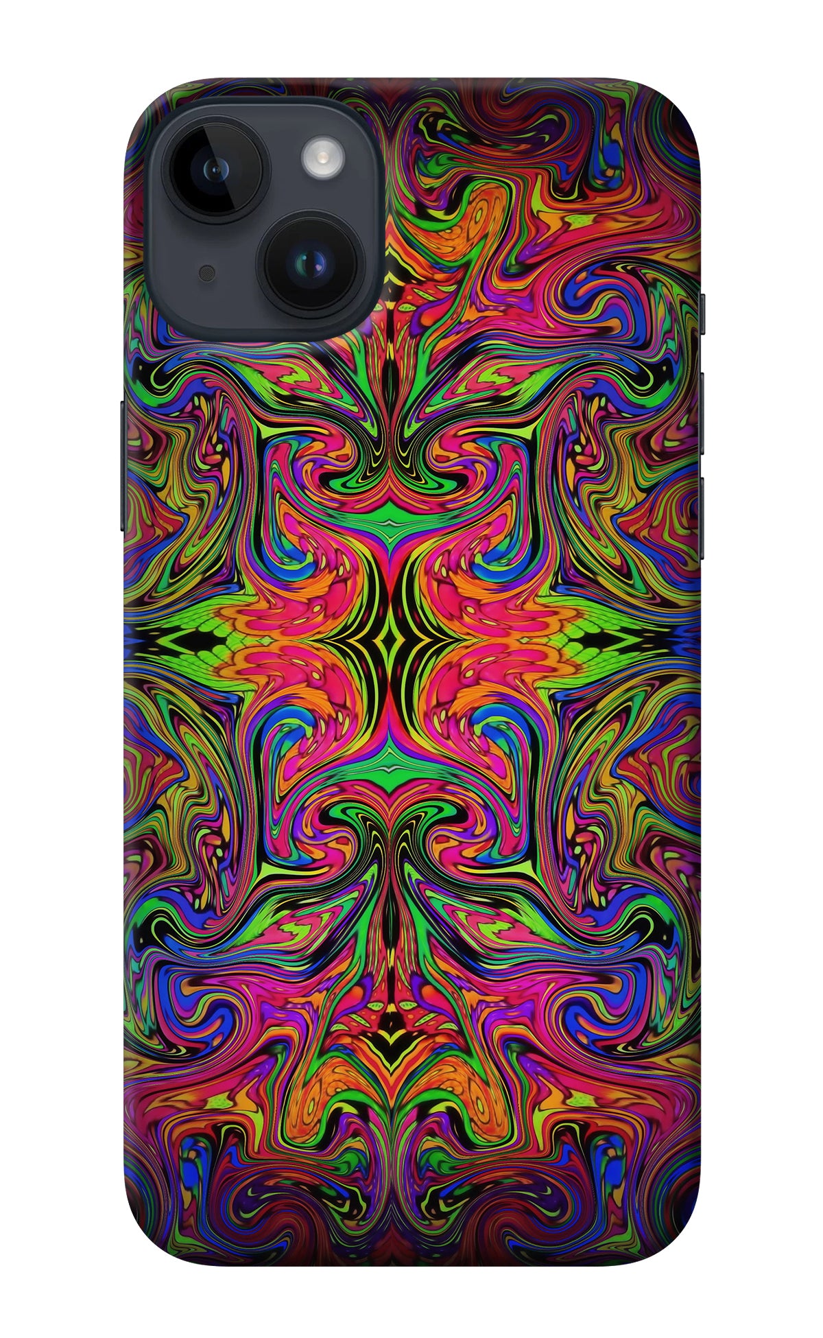 Psychedelic Art iPhone 14 Plus Back Cover