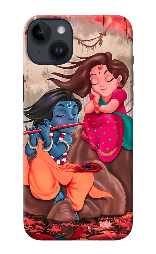 Radhe Krishna iPhone 14 Plus Back Cover