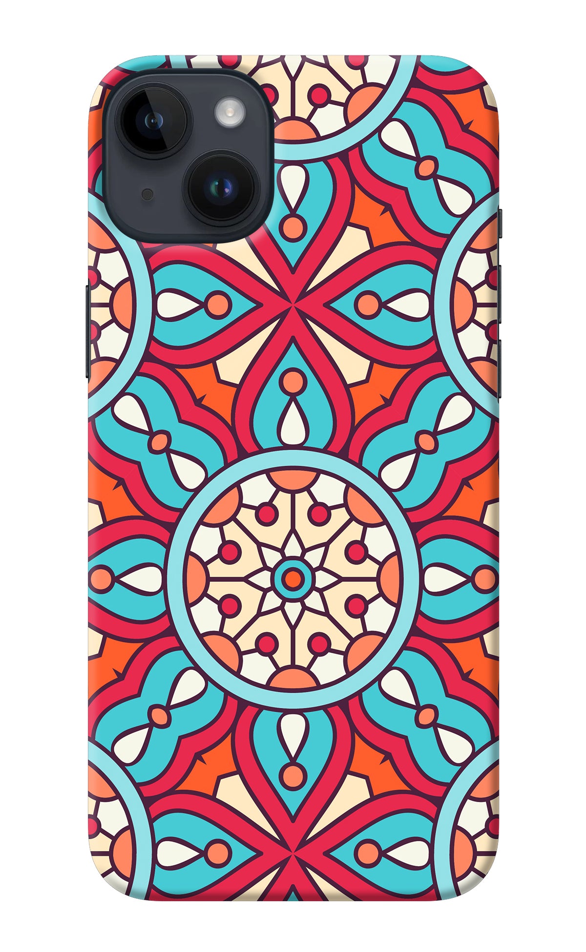 Mandala Geometric iPhone 14 Plus Back Cover