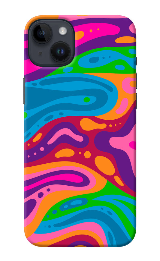 Trippy Pattern iPhone 14 Plus Back Cover