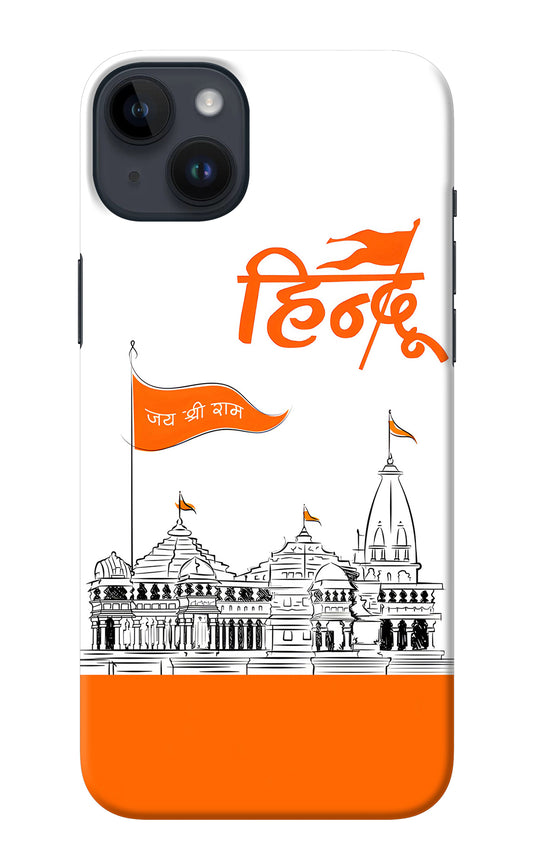 Jai Shree Ram Hindu iPhone 14 Plus Back Cover