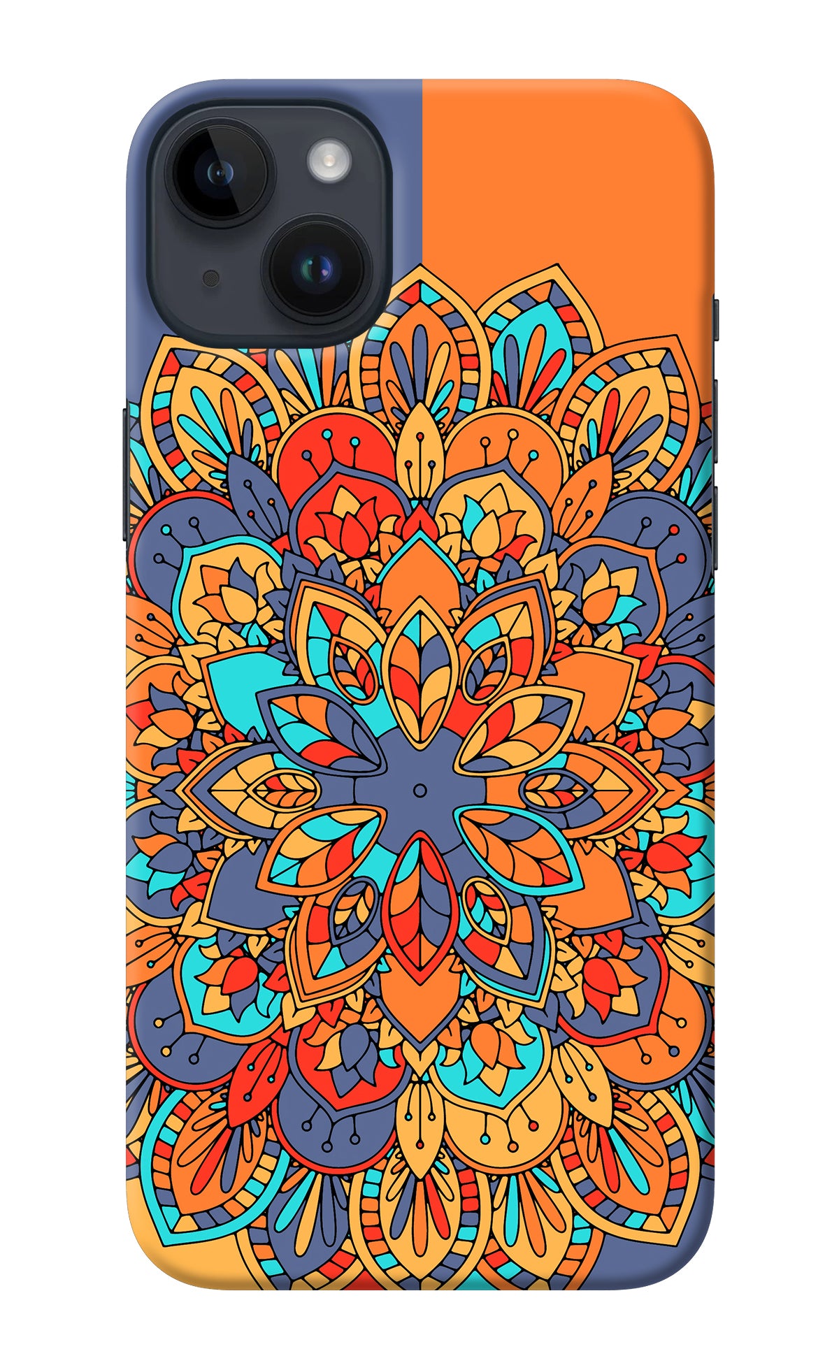 Color Mandala iPhone 14 Plus Back Cover