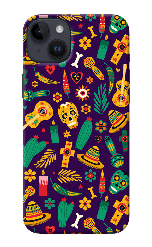 Mexican Artwork iPhone 14 Plus Back Cover