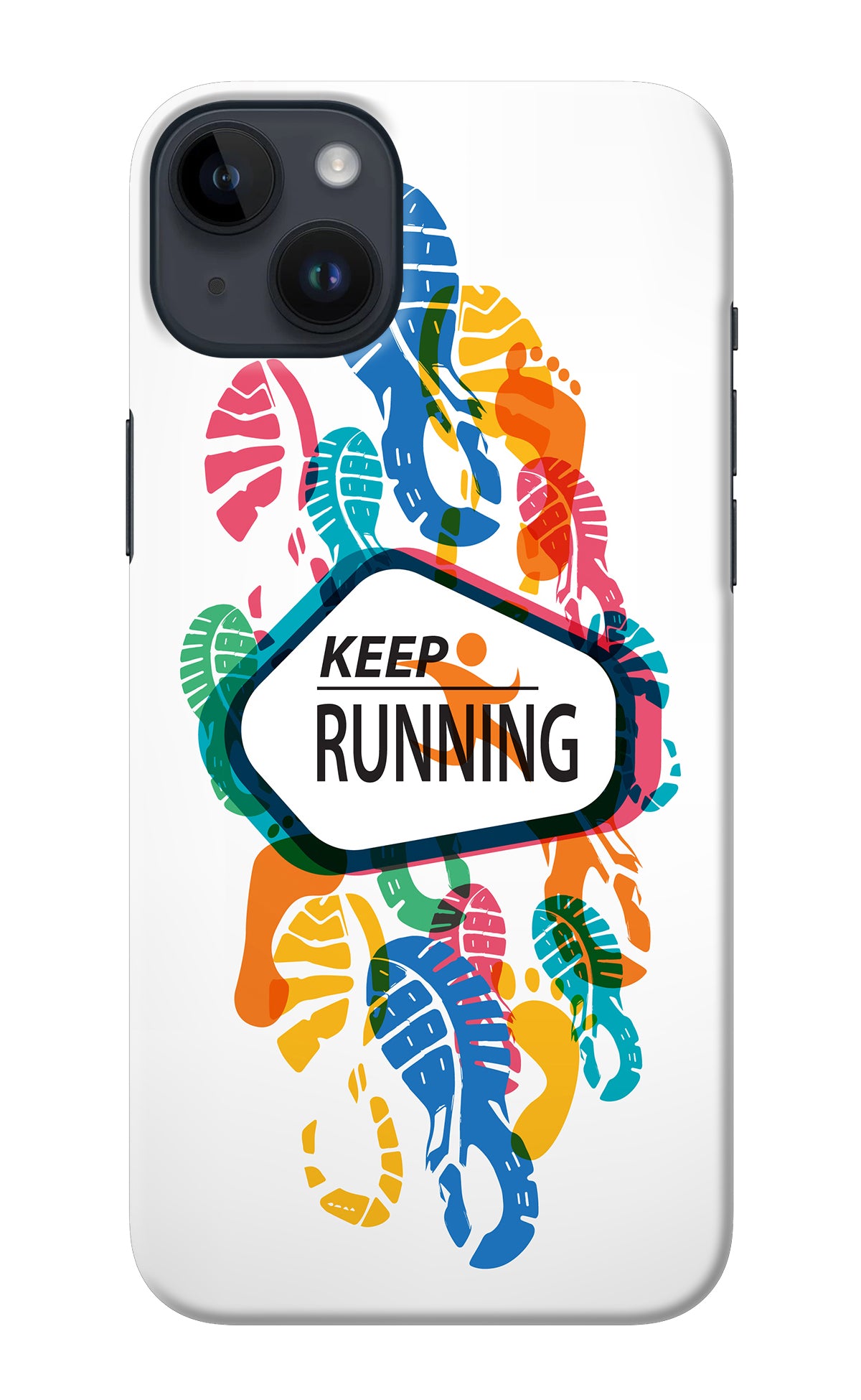 Keep Running iPhone 14 Plus Back Cover