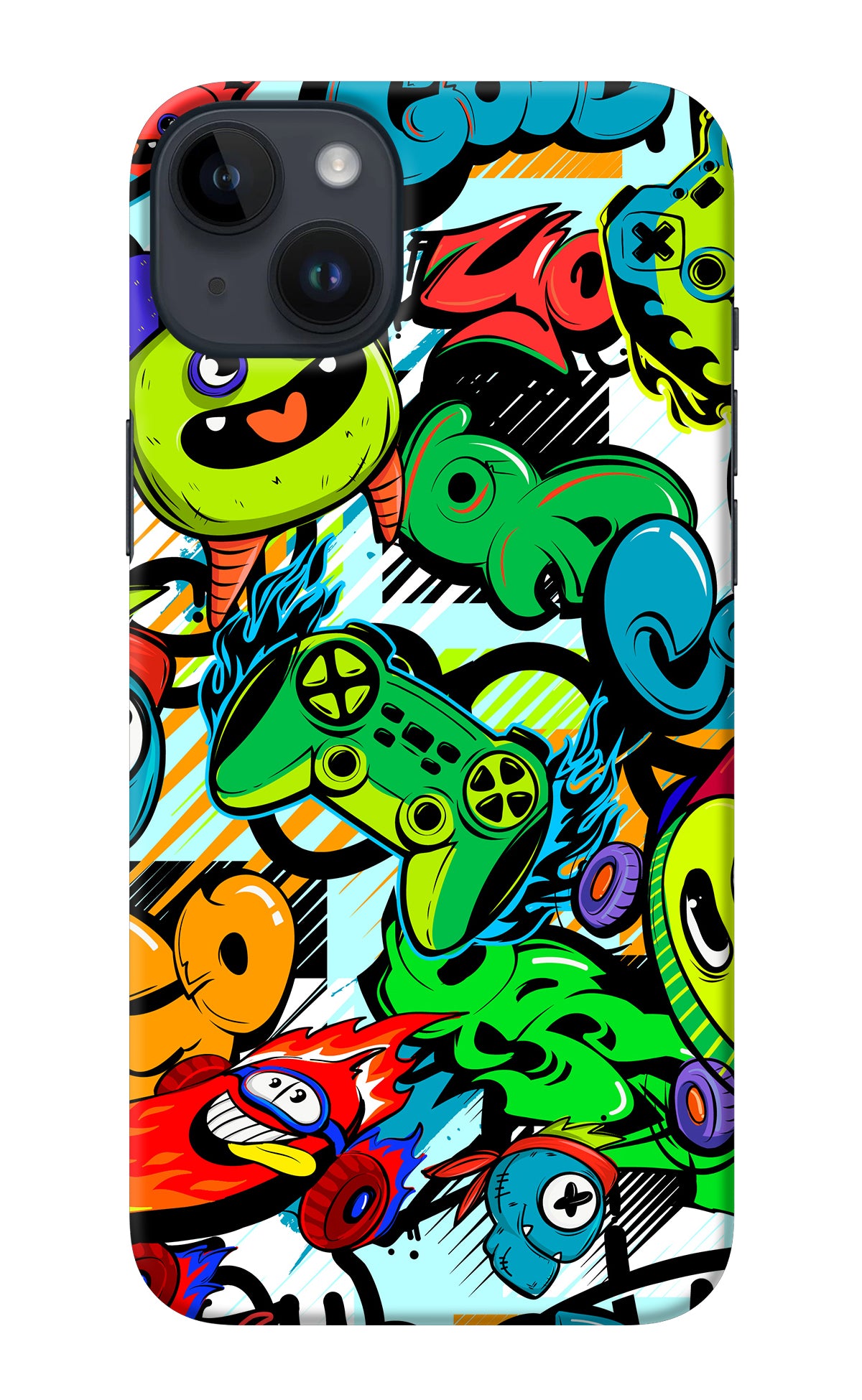 Game Doodle iPhone 14 Plus Back Cover