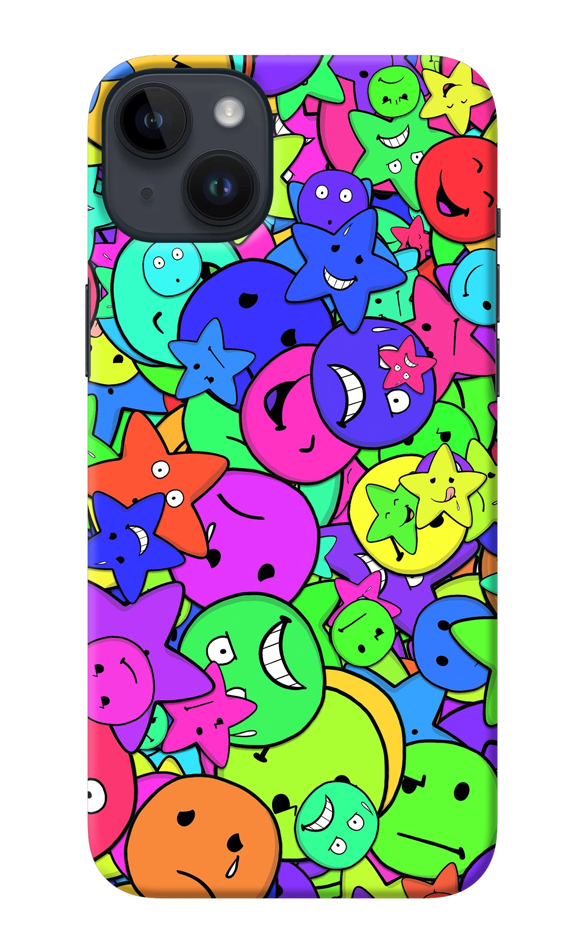 Fun Doodle iPhone 14 Plus Back Cover
