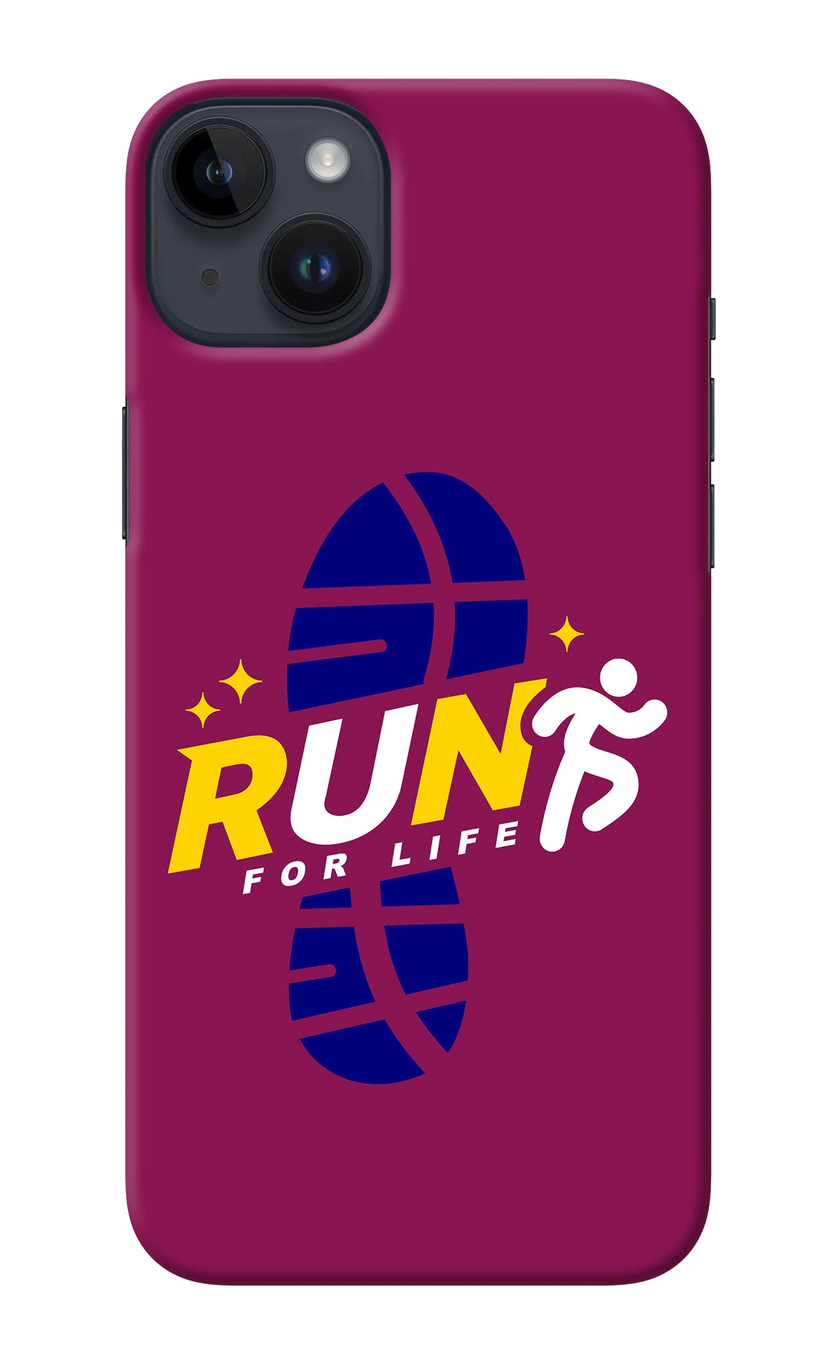 Run for Life iPhone 14 Plus Back Cover