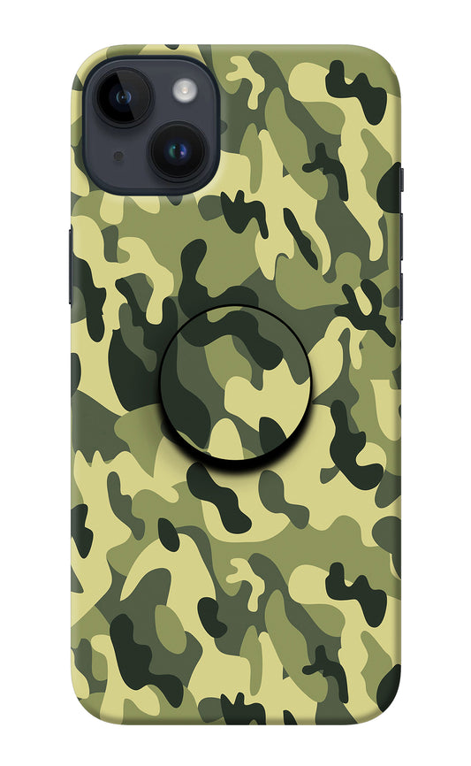 Camouflage iPhone 14 Plus Pop Case