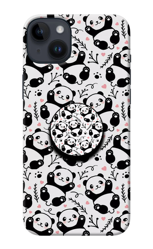 Cute Panda iPhone 14 Plus Pop Case