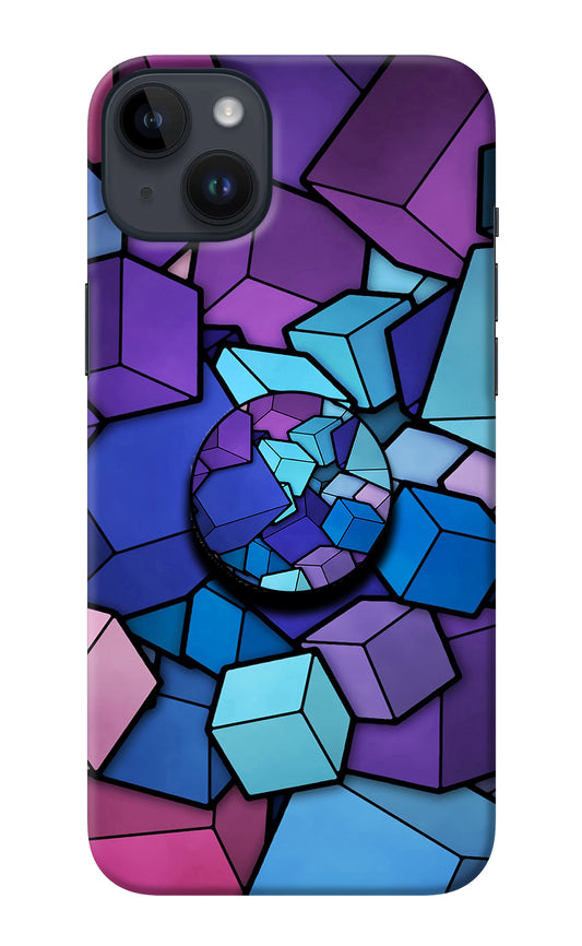 Cubic Abstract iPhone 14 Plus Pop Case