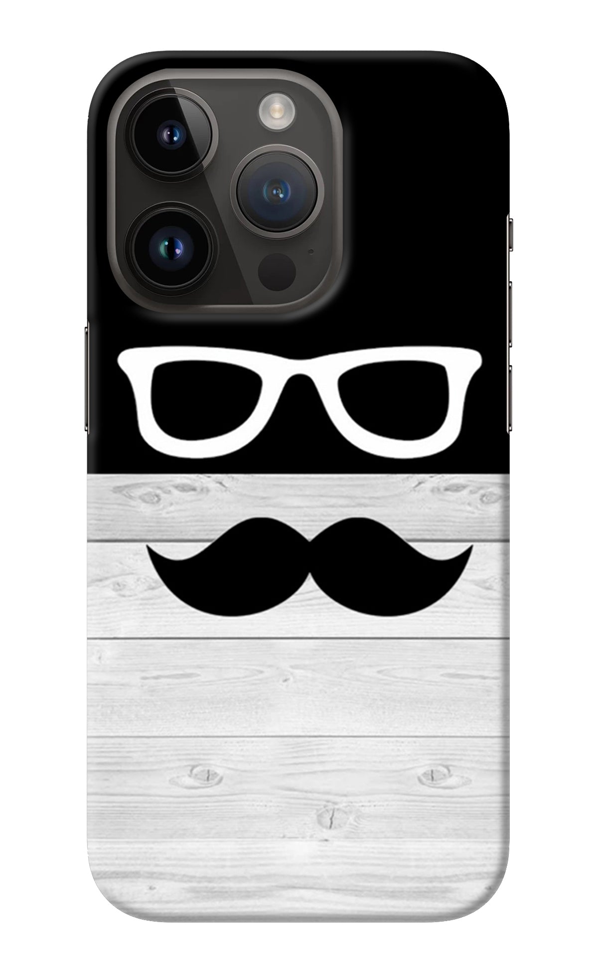 Mustache iPhone 14 Pro Back Cover