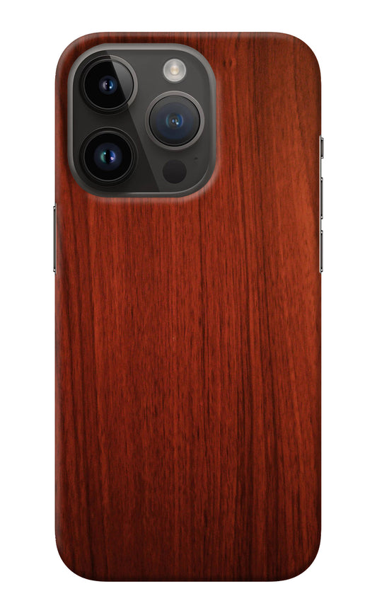 Wooden Plain Pattern iPhone 14 Pro Back Cover