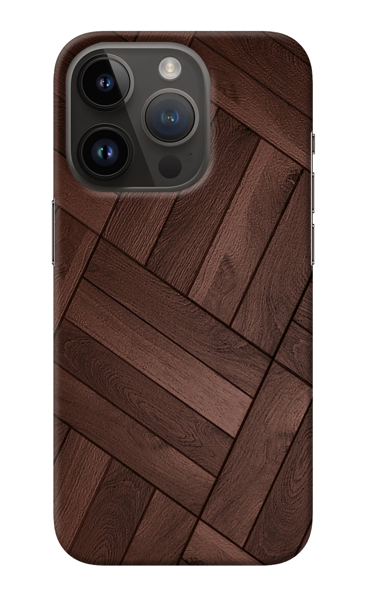 Wooden Texture Design iPhone 14 Pro Back Cover