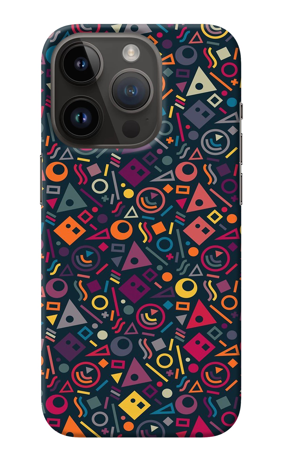 Geometric Abstract iPhone 14 Pro Back Cover