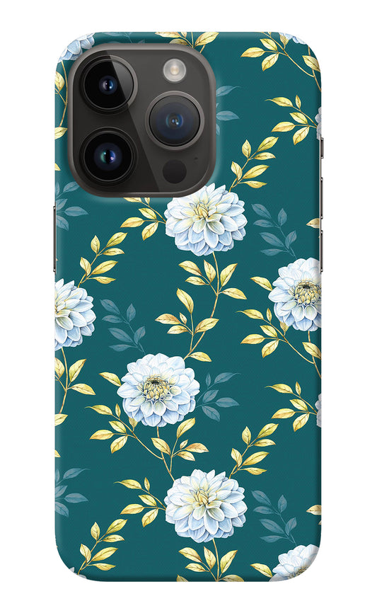 Flowers iPhone 14 Pro Back Cover