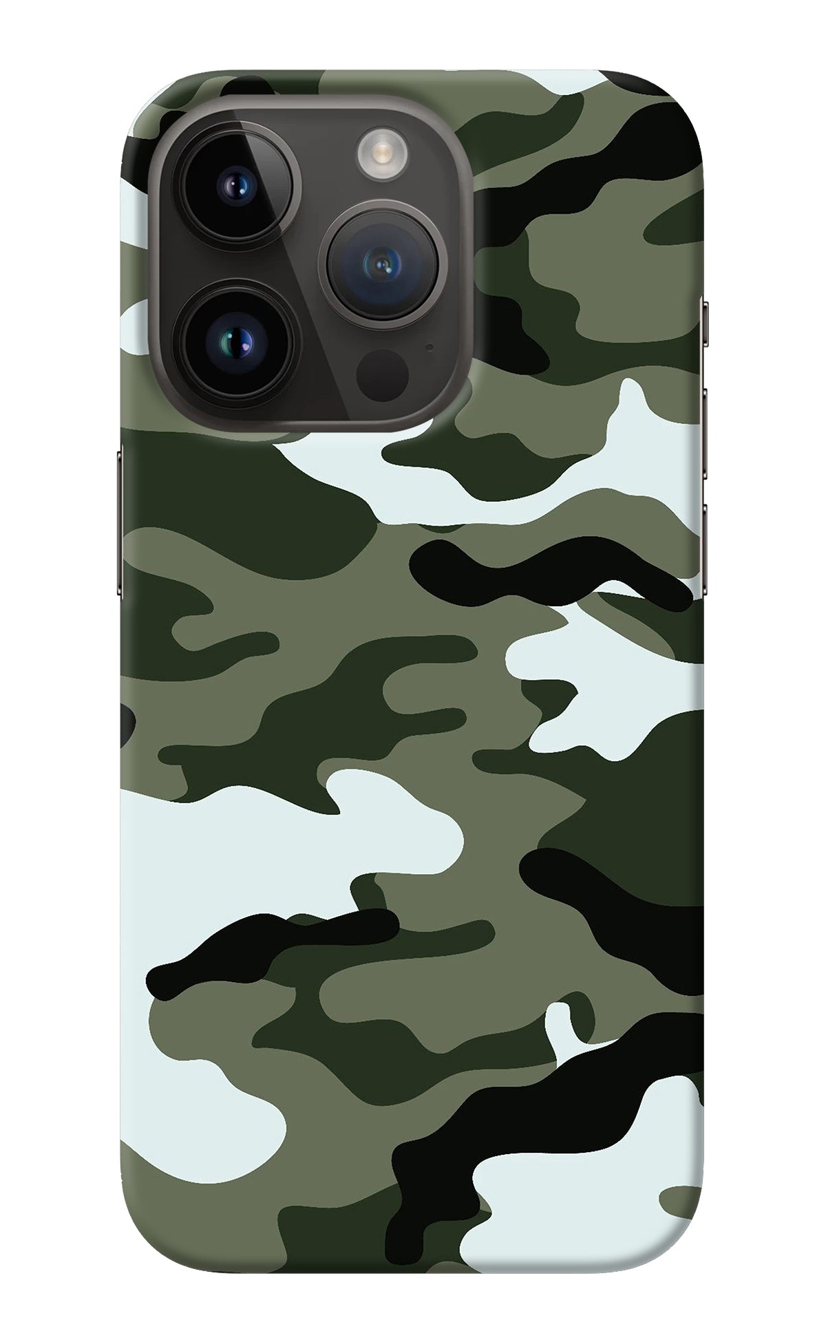 Camouflage iPhone 14 Pro Back Cover