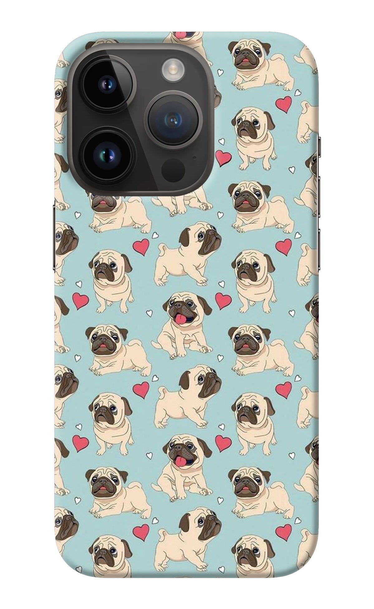 Pug Dog iPhone 14 Pro Back Cover