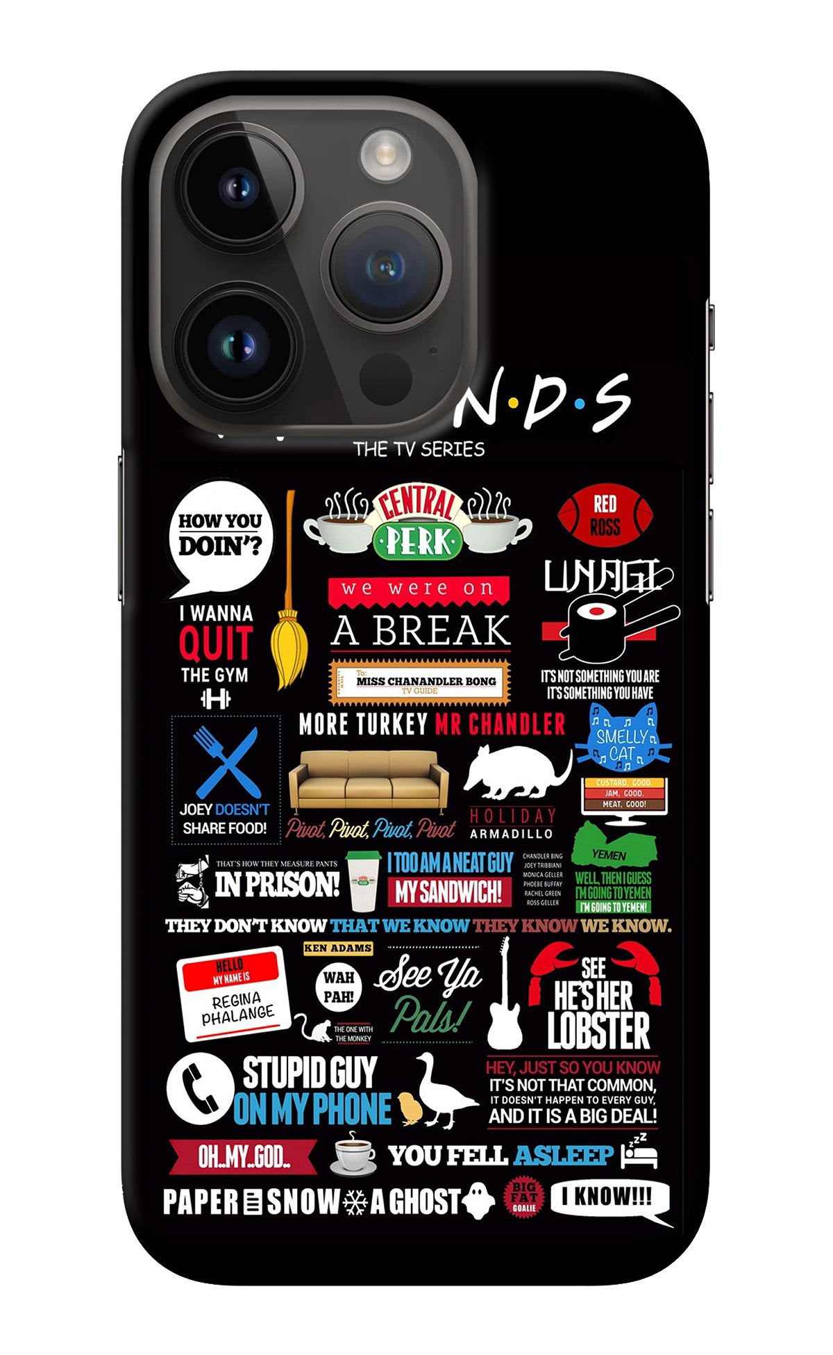 FRIENDS iPhone 14 Pro Back Cover