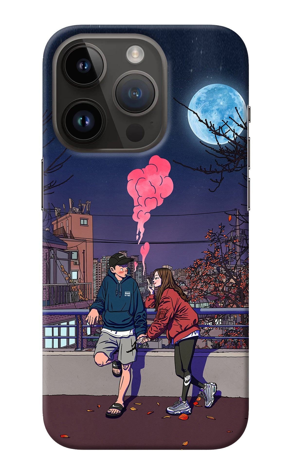 Chilling Couple iPhone 14 Pro Back Cover