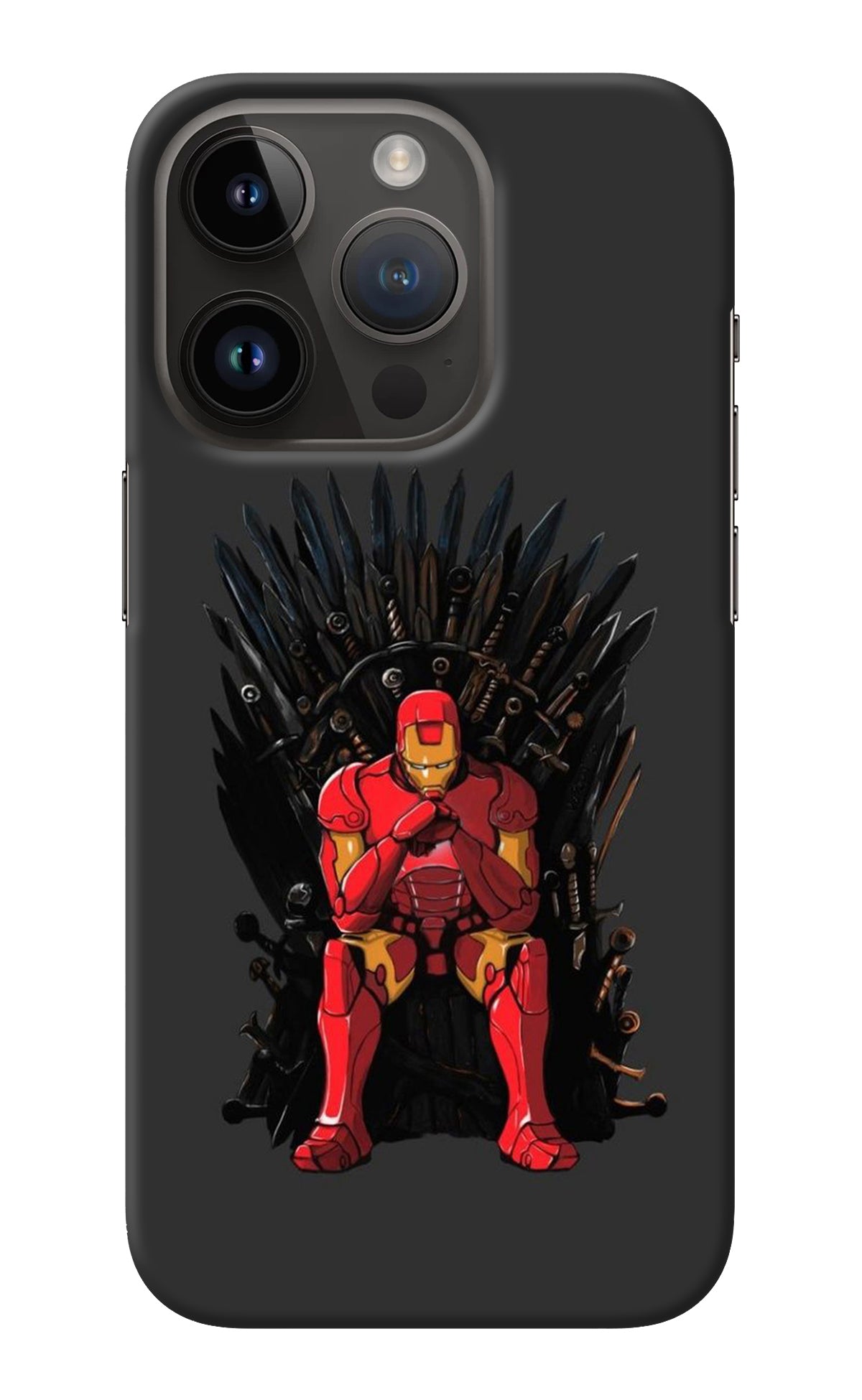 Ironman Throne iPhone 14 Pro Back Cover