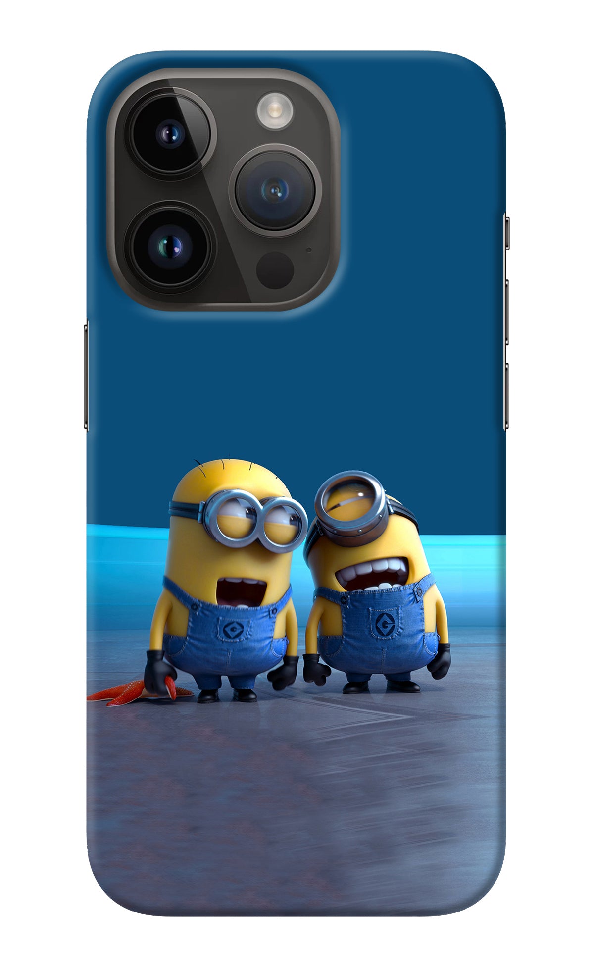 Minion Laughing iPhone 14 Pro Back Cover