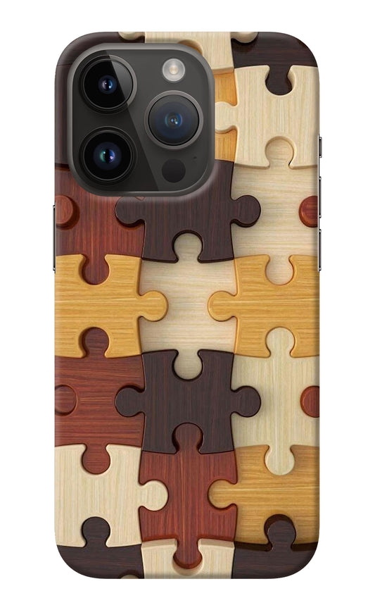 Wooden Puzzle iPhone 14 Pro Back Cover