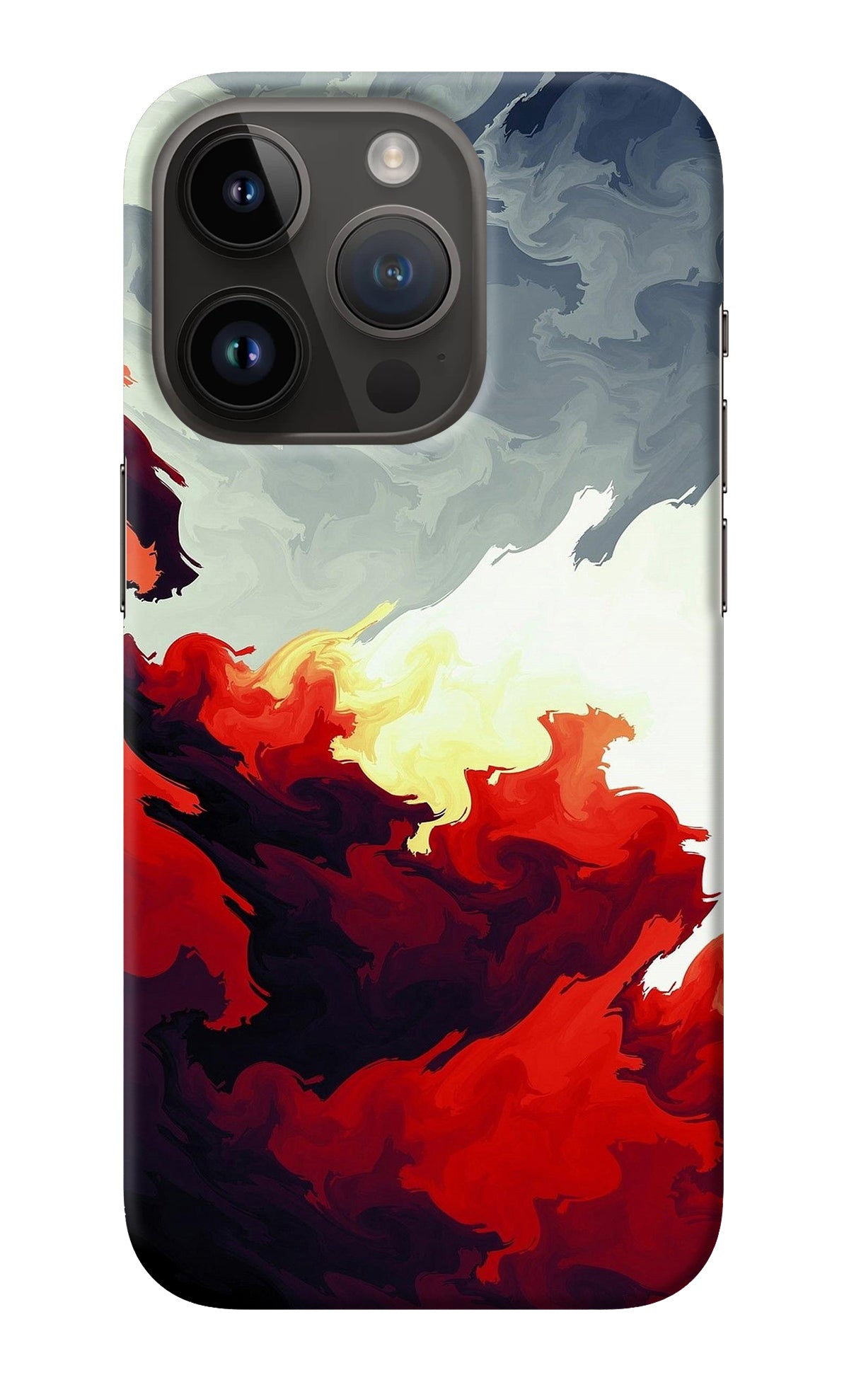 Fire Cloud iPhone 14 Pro Back Cover