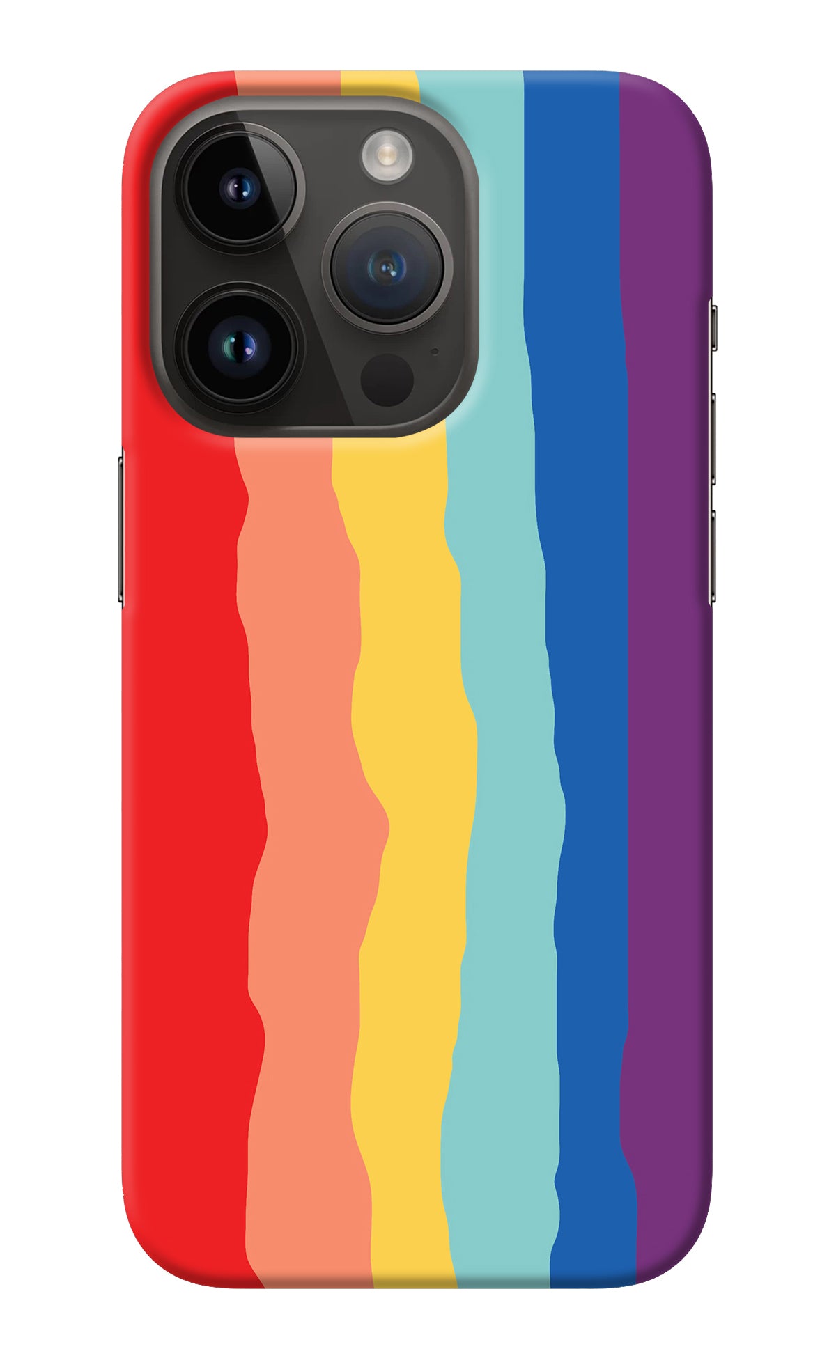 Rainbow iPhone 14 Pro Back Cover