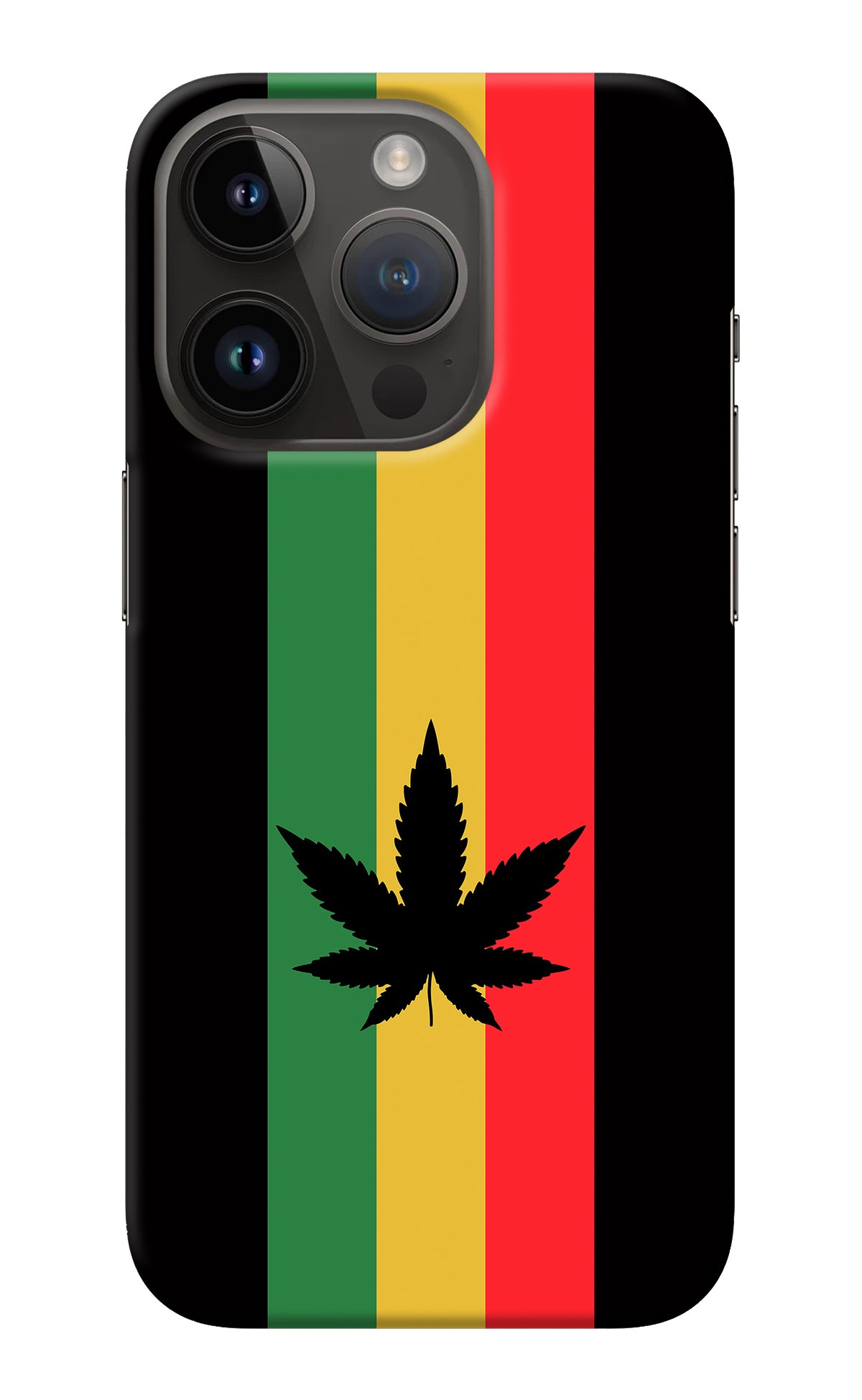 Weed Flag iPhone 14 Pro Back Cover