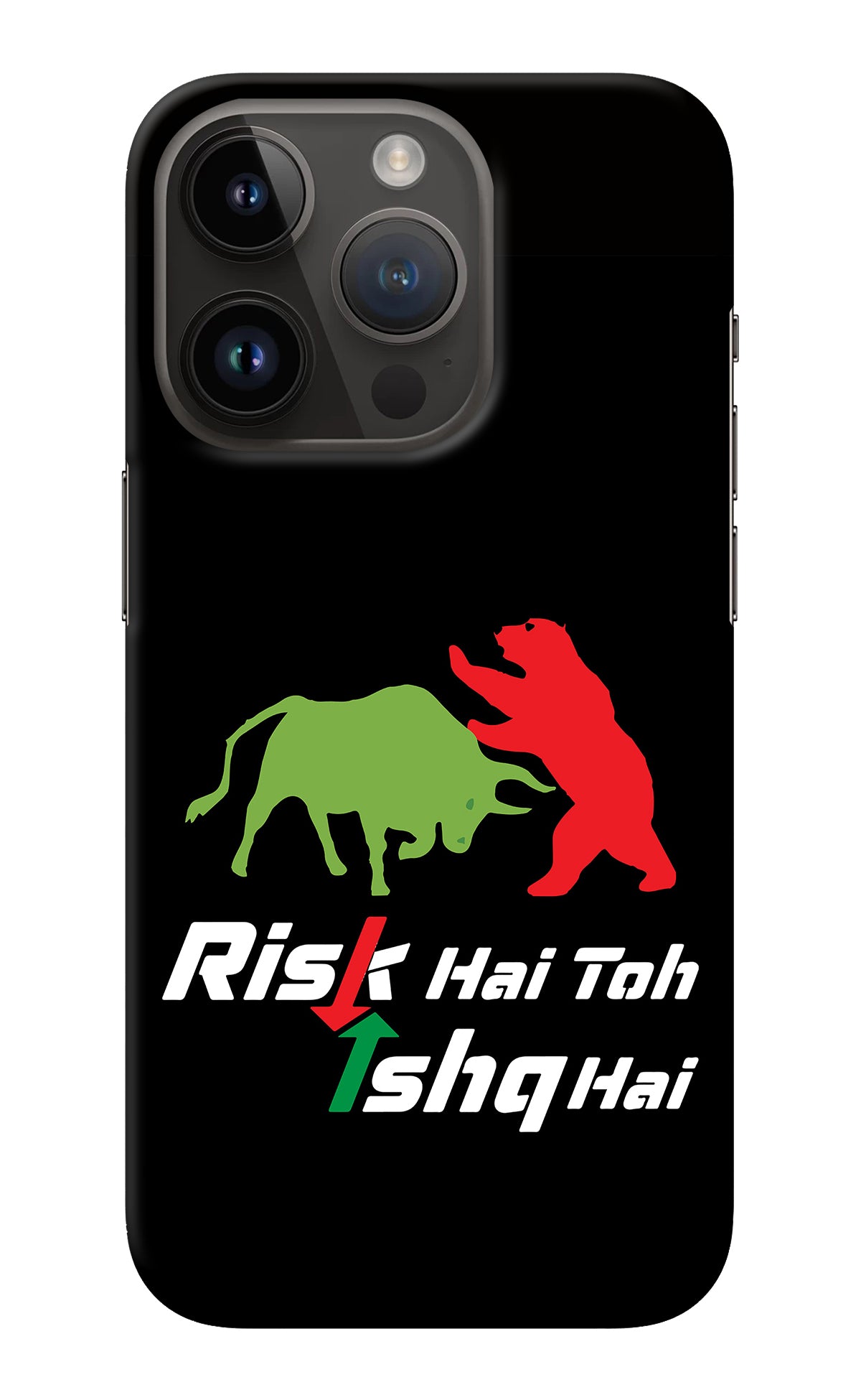 Risk Hai Toh Ishq Hai iPhone 14 Pro Back Cover